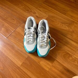 Nike White and Blue Modern sneakers